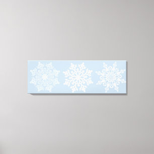 Holiday Snowflakes Leinwand Art