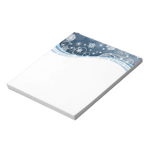 Holiday Snowflakes Notepad Notizblock