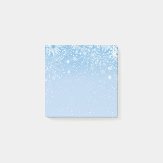 Holiday Snowflakes Post-it-Notes Post-it Klebezettel (Vorderseite)