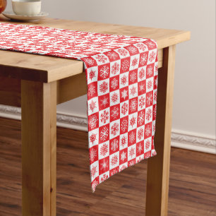 Holiday Snowflakes Table Runner Großer Tischläufer