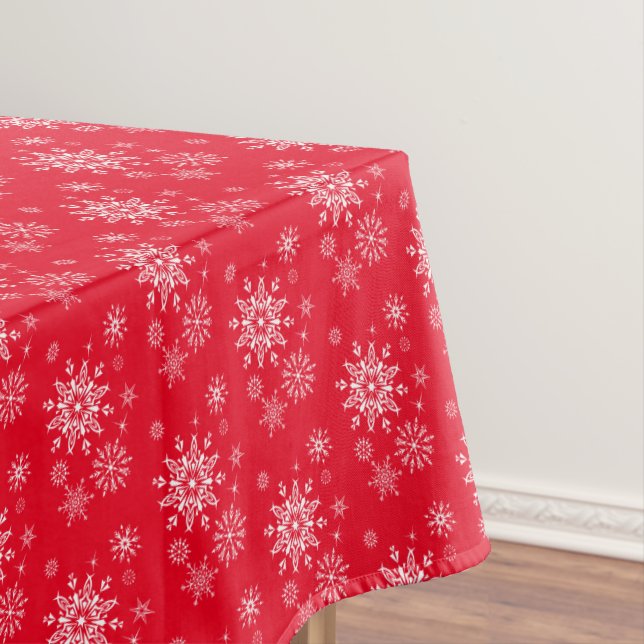 Holiday Snowflakes Tableclout Tischdecke (Beispiel)