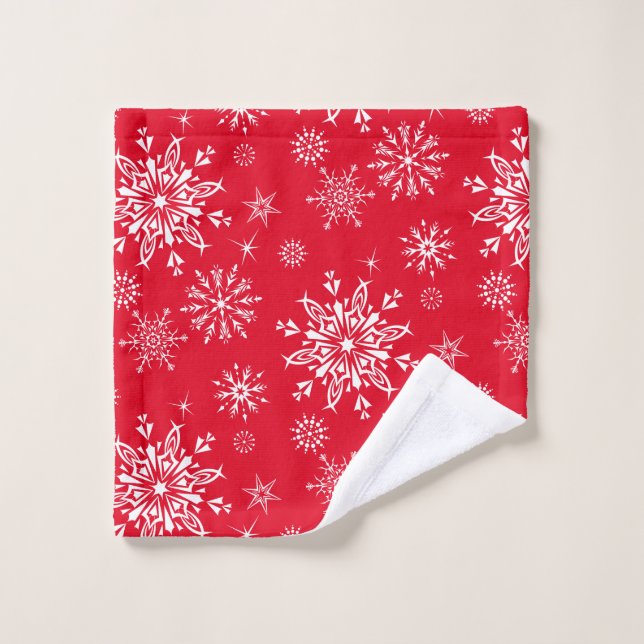 Holiday Snowflakes Waschlappen (Waschlappen)