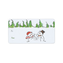 Holiday Snowmen-Geschenk