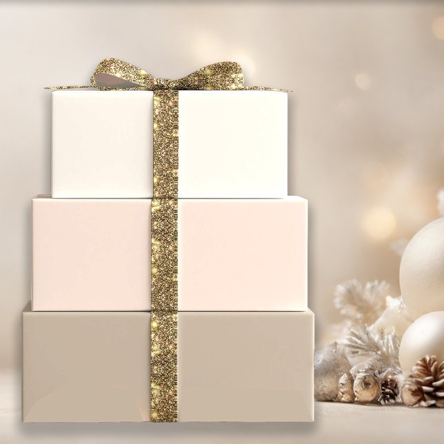 Holiday Solid Light Accent Colors Geschenkpapier Set (Von Creator hochgeladen)