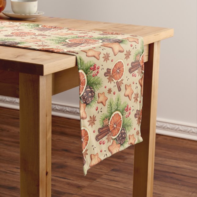 Holiday Spice Table Runner Großer Tischläufer (Beispiel)