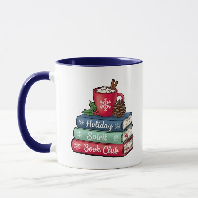 Holiday Spirit Book Club Mug Tasse (Links)