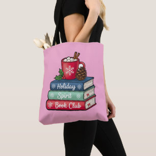 Holiday Spirit Book Club-Tragetasche