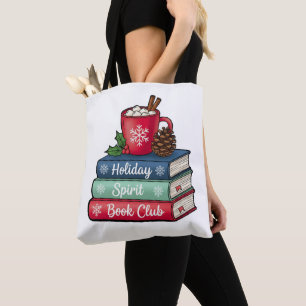 Holiday Spirit Book Club-Tragetasche