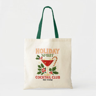 Holiday Spirit Cocktail Club Gefallen Weihnachten Tragetasche