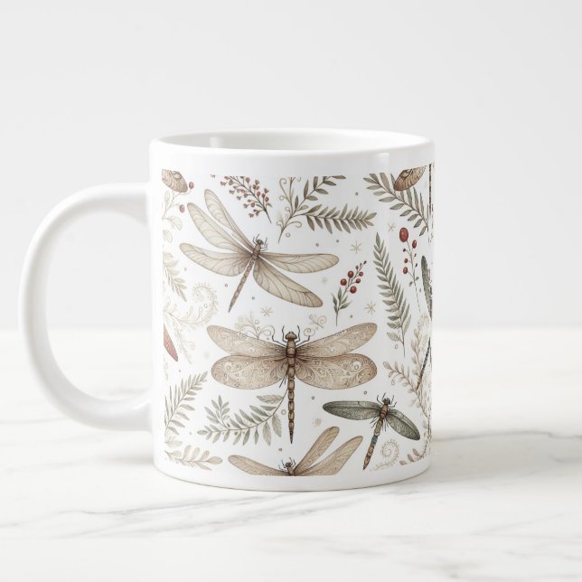 Holiday Spirit Dragonfys Jumbo-Tasse (Links)