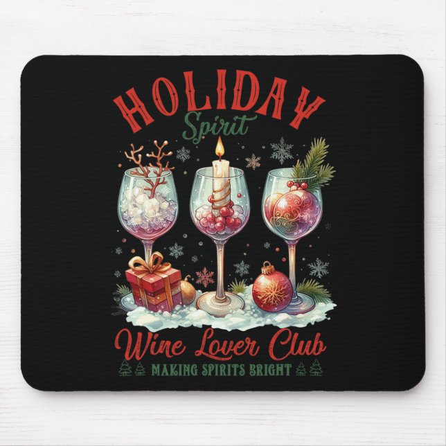 Holiday Spirit Wine tasting in der Fattoria Moncuc Mousepad (Vorne)