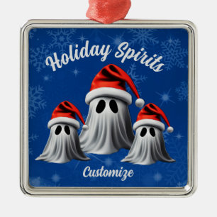 Holiday Spirits Blau Ornament Aus Metall