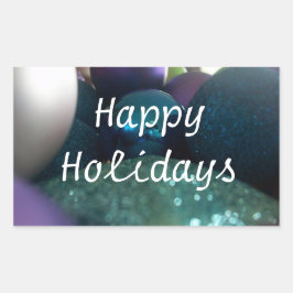 Holiday Spirits Rechteckiger Aufkleber