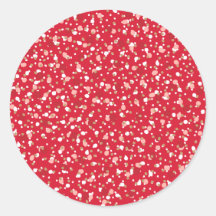 Holiday Sprinkles Red Sticker