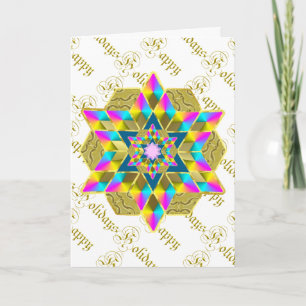 Holiday Star Quilt Feiertagskarte