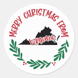 Holiday Sticker aus Virginia