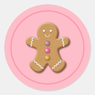 Holiday Stickers Gingerbrot Man