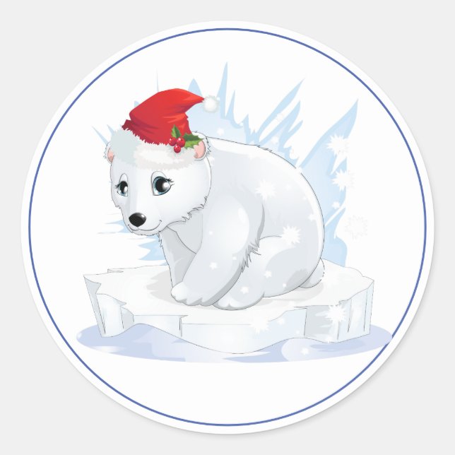 Holiday Stickers Polar Bear (Vorderseite)