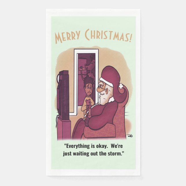 Holiday Storm Serviette (Vorderseite)