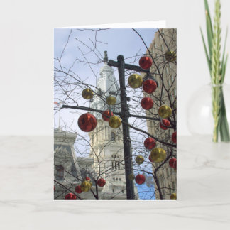 Holiday Street Scene Feiertagskarte