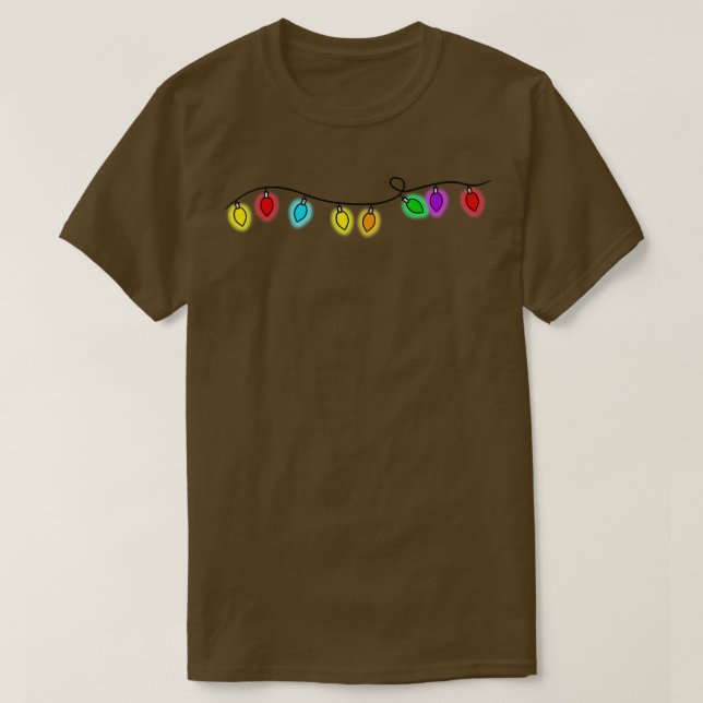 Holiday String Lights T-Shirt (Design vorne)