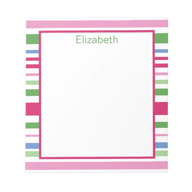 Holiday Strip Notepad Notizblock (Vorderseite)