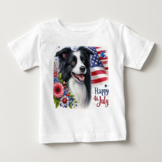 Holiday Style 4. Juli Patriotischer T - Shirt (Vorderseite)