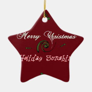 Holiday Sunshine Collection Keramikornament