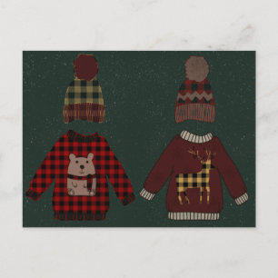 Holiday Sweaters Postkarte