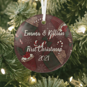 Holiday Sweet Leckereien Ornament Aus Glas