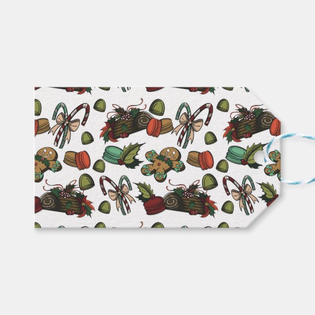 Holiday Sweets Geschenkanhänger (Vorderseite (Horizontal))