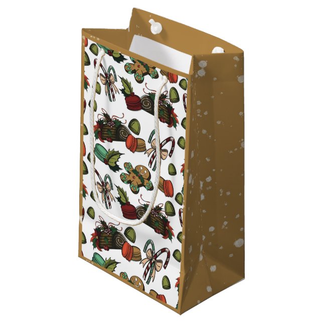 Holiday Sweets Kleine Geschenktüte (Vorderseite Schrägansicht)
