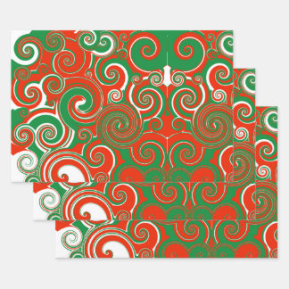 Holiday Swirl Geschenkpapier Set