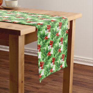 Holiday Table Runner Holly Großer Tischläufer