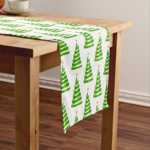 Holiday Table Runner Ribbon Tree Mittelgroßer Tischläufer