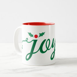 Holiday Tasse Join Script mit Holly Accent