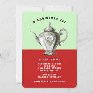 Holiday Tea Invites Einladung