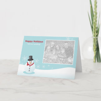 Holiday Template Feiertagskarte