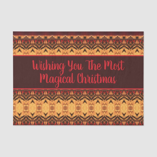 Holiday Themed Decorative Seidenpapier (Vorderseite)