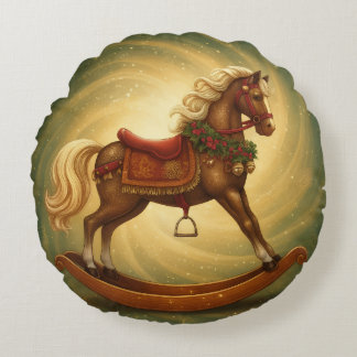 Holiday Throw Pillow Rundes Kissen