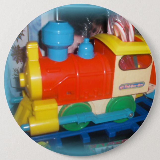 Holiday Train Round Button Button (Vorderseite)