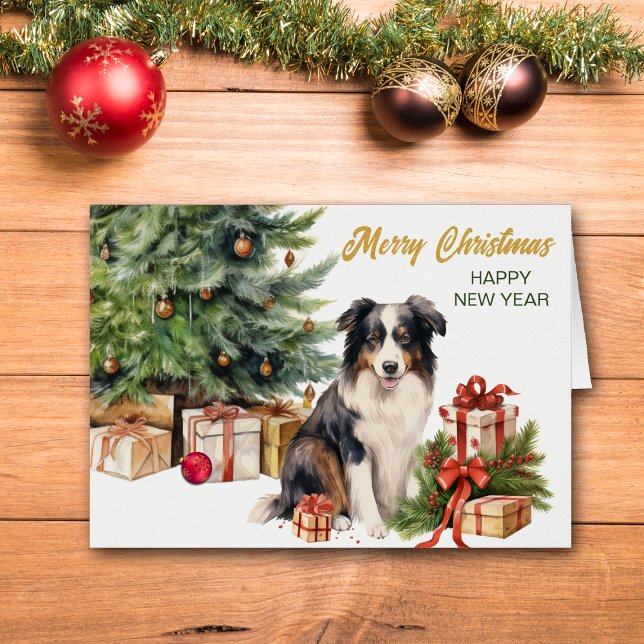 Holiday Tree Border Collie Dog Weihnachten (Von Creator hochgeladen)