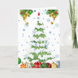 Holiday Tree Feiertagskarte