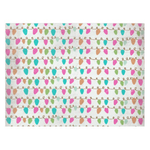 Holiday Tree Lights Tablecloth Tischdecke