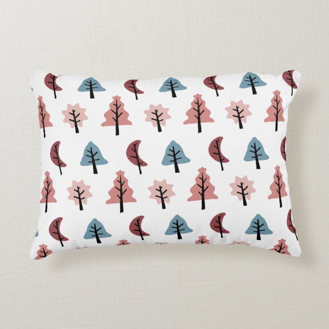 Holiday Tree Muster Cookie Cutter Weihnachten Dekokissen (Vorderseite)