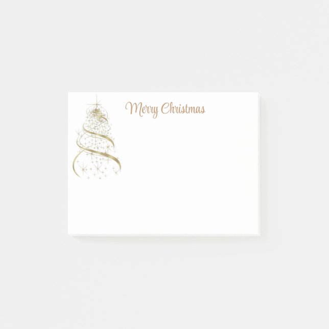 Holiday Tree  Post-it Klebezettel (Vorderseite)