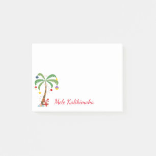 Holiday Tree Post-it-Notes-Mele Kalikimaka Post-it Klebezettel