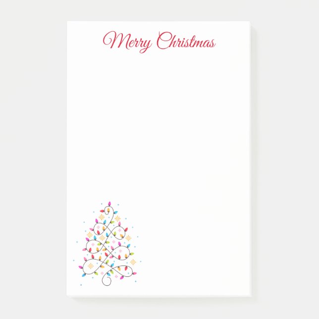 Holiday Tree Post-it-Notes Post-it Klebezettel (Vorderseite)