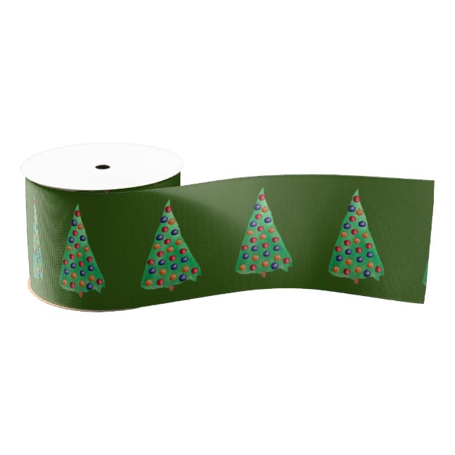 Holiday Tree Ripsband (Spule)