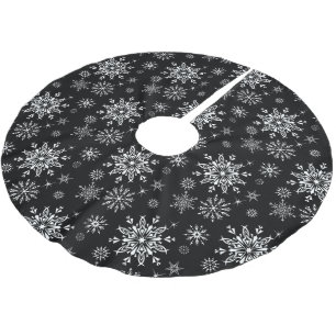 Holiday Tree Skirt Polyester Weihnachtsbaumdecke